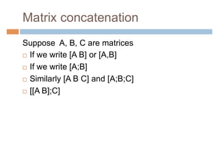 Basics of Matlab for students and faculty | PPT