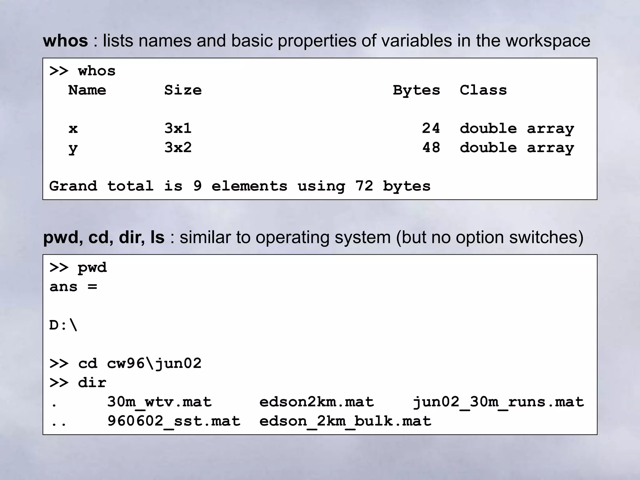 Matlab basics | PPT