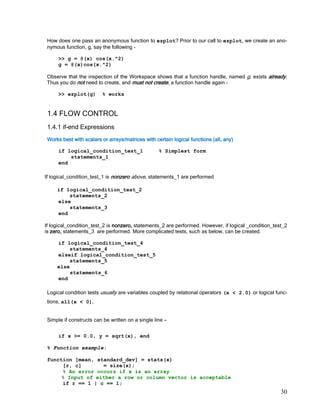 MATLAB BASICS | DOCX