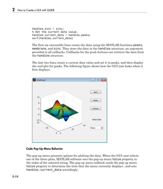 Matlab GUI | PDF