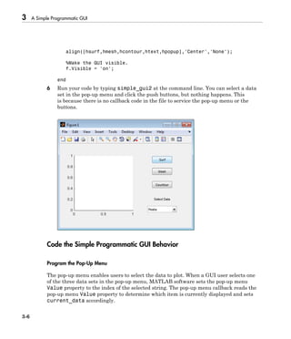 Matlab GUI | PDF