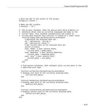 Matlab GUI | PDF
