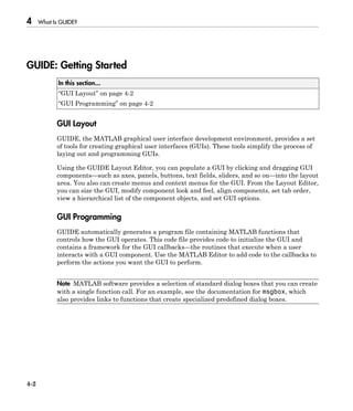 Matlab GUI | PDF
