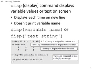 Matlab ch1 (5) | PPTX