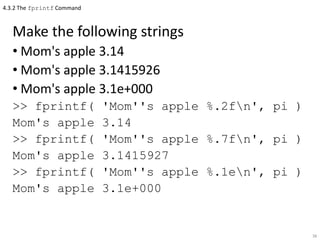 Matlab ch1 (5) | PPTX