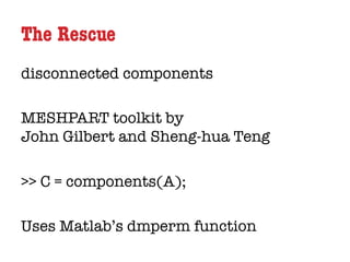Graph libraries in Matlab: MatlabBGL and gaimc | PPT