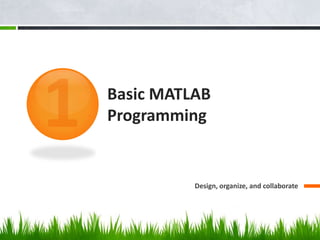 Matlab Introduction | PPTX
