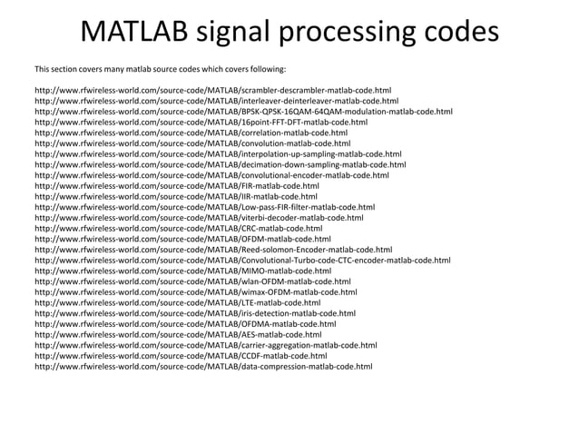 Matlab source codes section | Download MATLAB source code freerce-codes ...