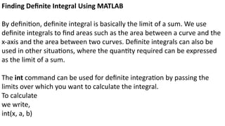 presentation of practical of maths on matlab chapter 2 .pptx