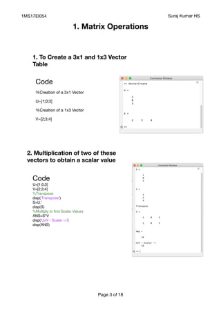 Advance Control System MatLab & Simulink codes with outputs | PDF