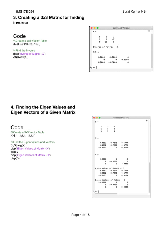 Advance Control System MatLab & Simulink codes with outputs | PDF