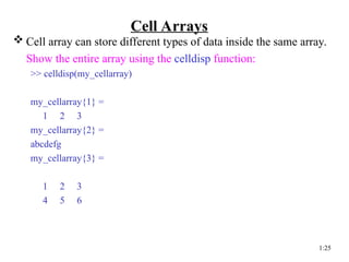 Advanced MATLAB Data Types and Symbolic Computation for Engineering ...