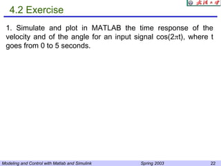 maab control algorithm modeling guidelines using... Matlab And Simulink For Modeling And Control.ppt