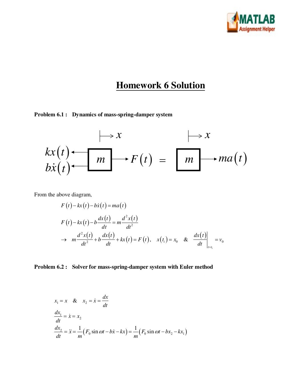 assignment statement matlab