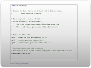 Matlab Assignment Help
 
