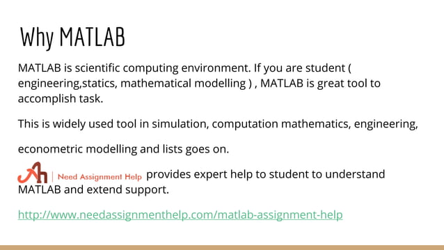 Matlab assignment help | PPT