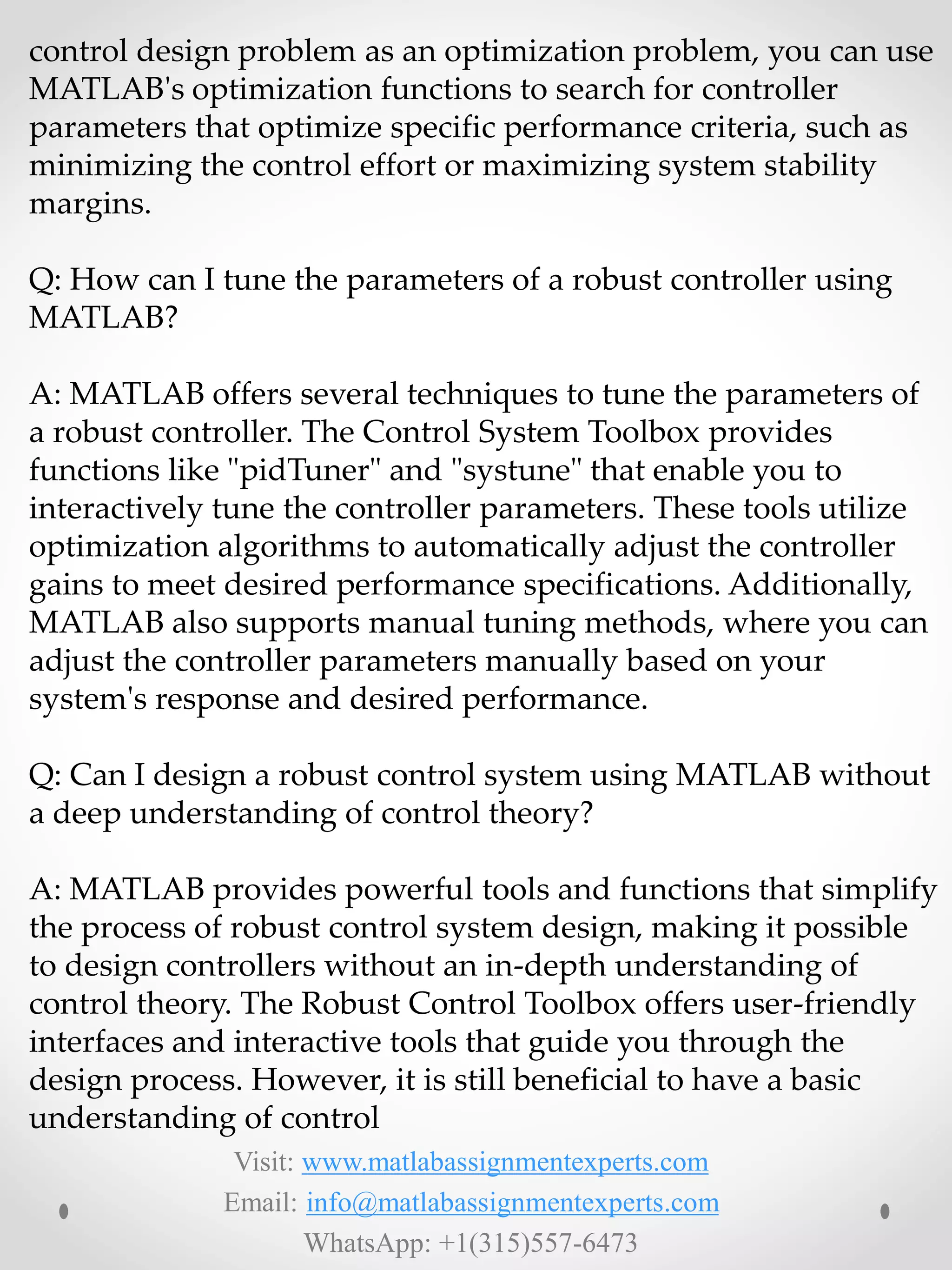 MAtlab Assignment Help | PPTX