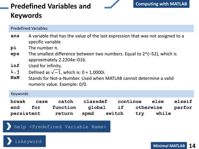 Matlab basic and image | PPT