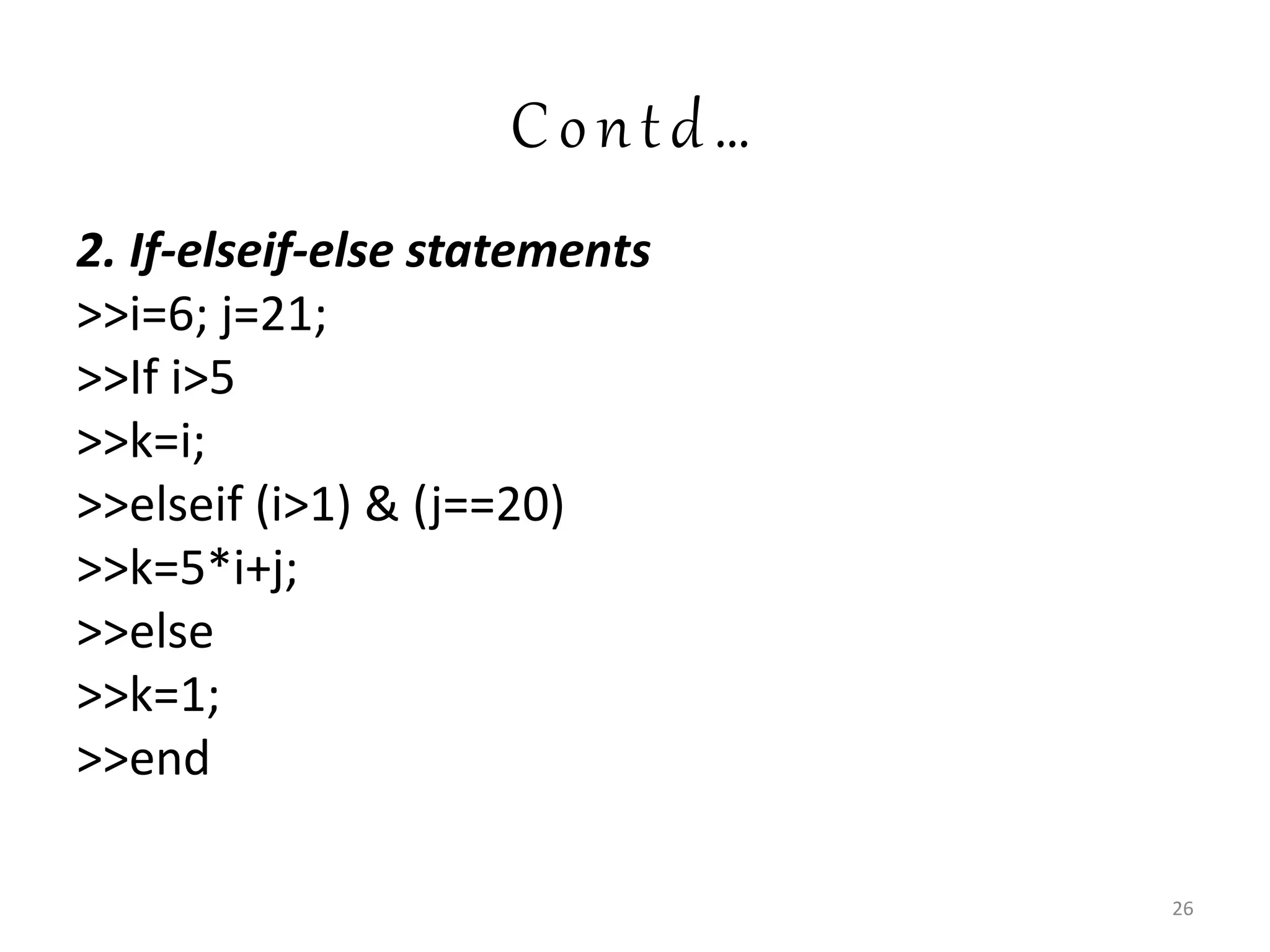 “Introduction to MATLAB & SIMULINK” | PPT