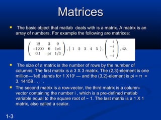 Matlab Overviiew | PPT