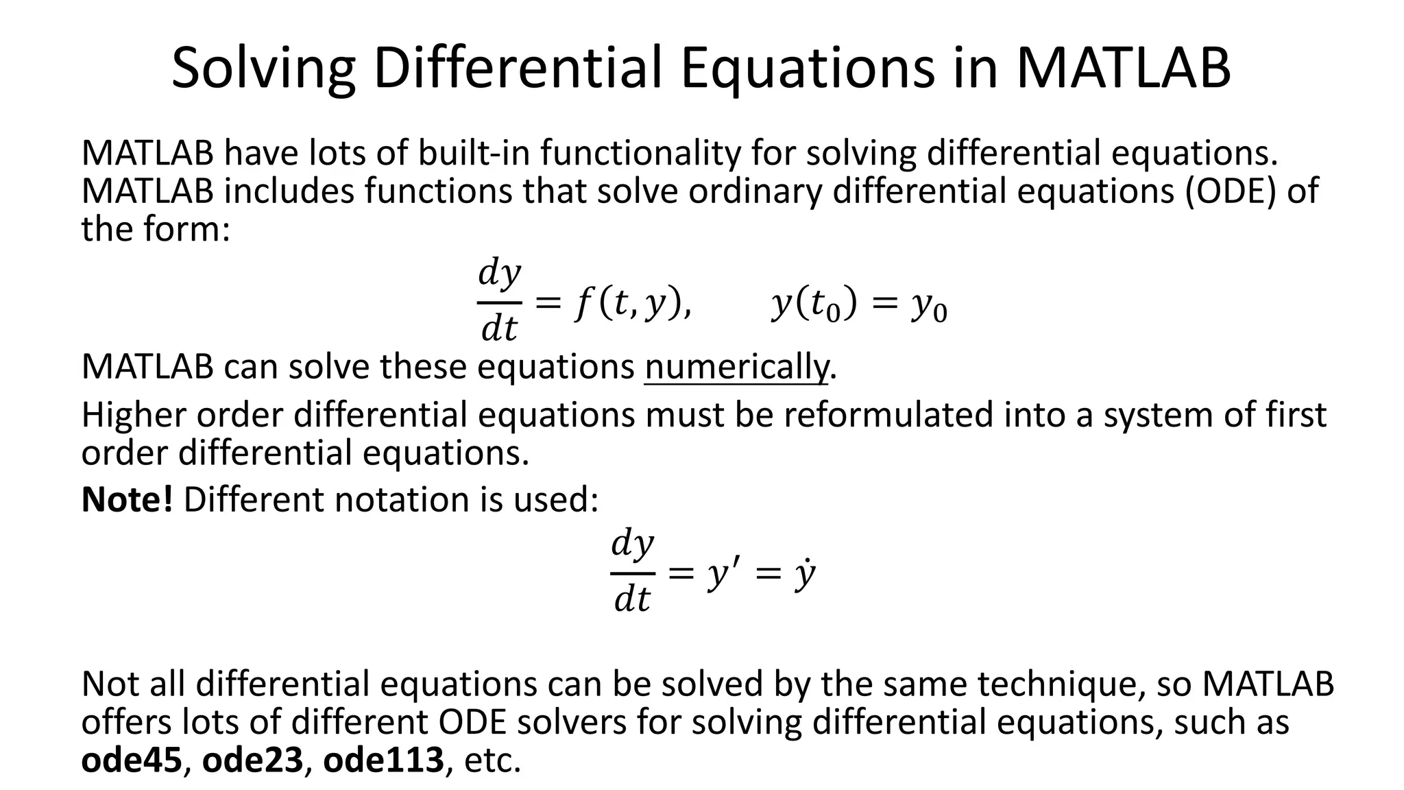 MATLAB Examples - Differential Equations.pdf