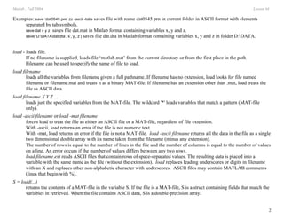 Matlab files | PDF