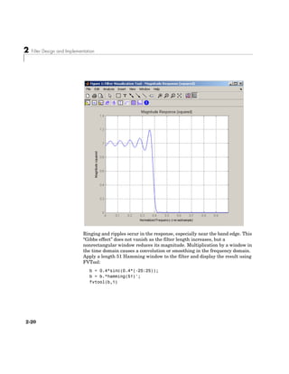 Matlab Sinc Filter Matlab Filter Design and Implementation.pdf