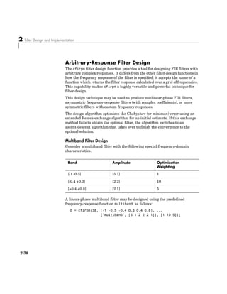 Matlab Filter Design and Implementation.pdf