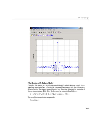 Matlab Filter Design and Implementation.pdf