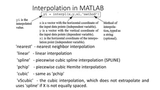 Matlab Extrapolate MATLAB for Engineers ME1006 (1 for beginer).pptx