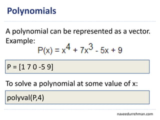 MATLAB for Technical Computing | PDF