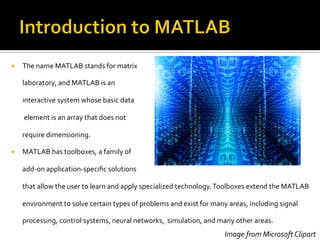 Getting started with Matlab by Hannah Dotson, Vikram Kodibagkar ...