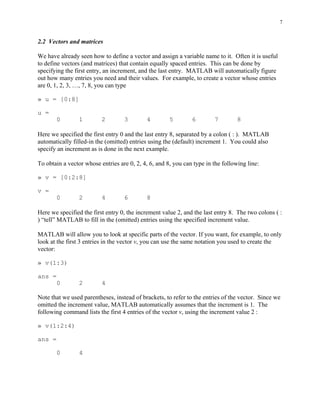 Matlab guide | PDF | Computing | Technology & Computing
