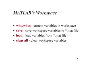Matlab intro | PPT