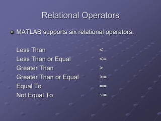 Matlab intro | PPT