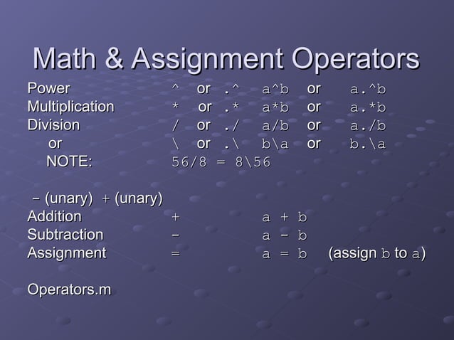 Matlab Introduction for beginners_i .ppt