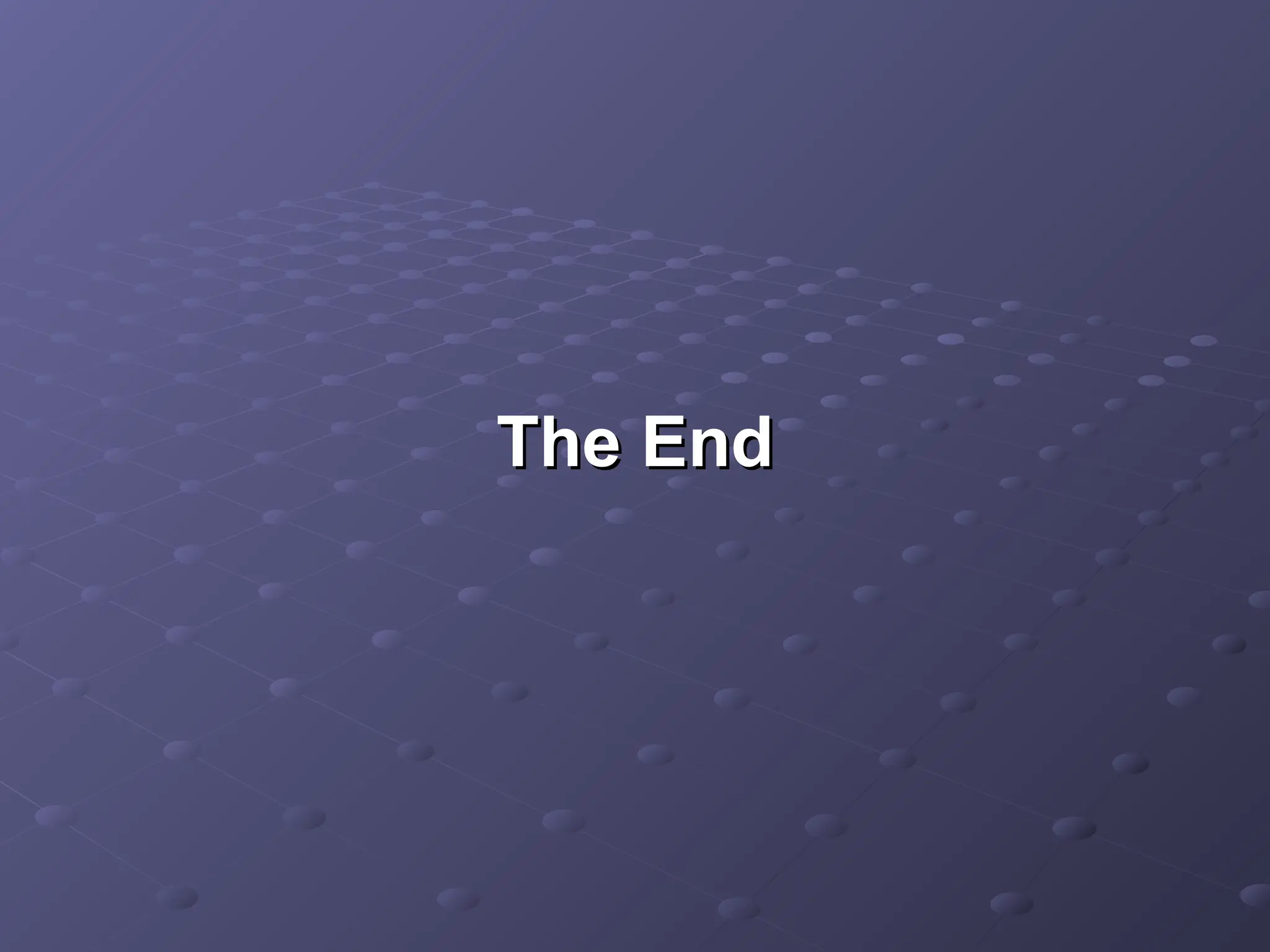 The End
The End
 