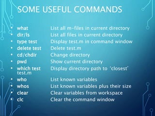 Matlab Command List MatlabIntro (1).ppt