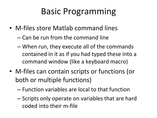 Matlab Introduction | PPT