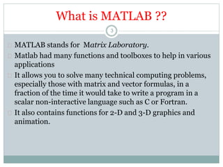 Matlab introduction | PPT