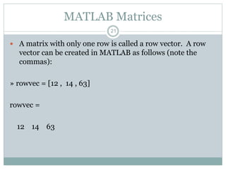 Matlab introduction | PPT