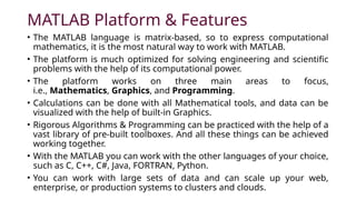 Comprehensive Introduction to MATLAB: Features, Installation, and Usage ...