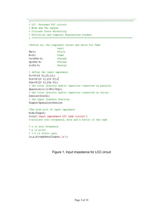 Figure 1. Input impedance for LCC circuit




               Page 3 of 18
 