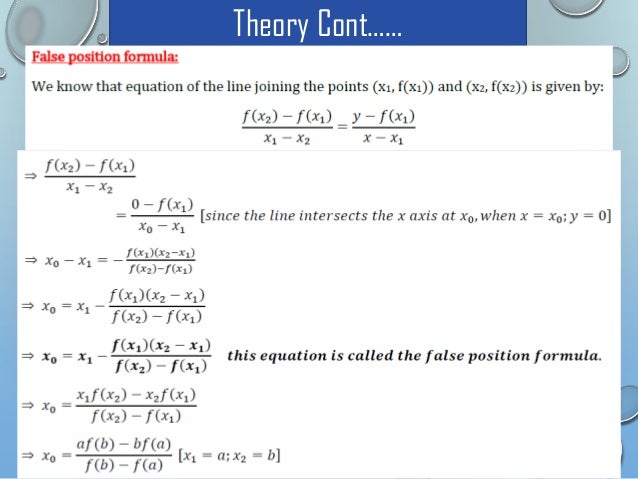 Matlab lecture 7 – regula falsi or false position method@taj