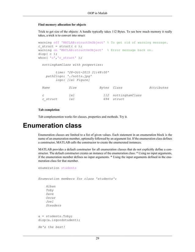 Object Oriented Programming in Matlab | PDF | Programming Languages ...