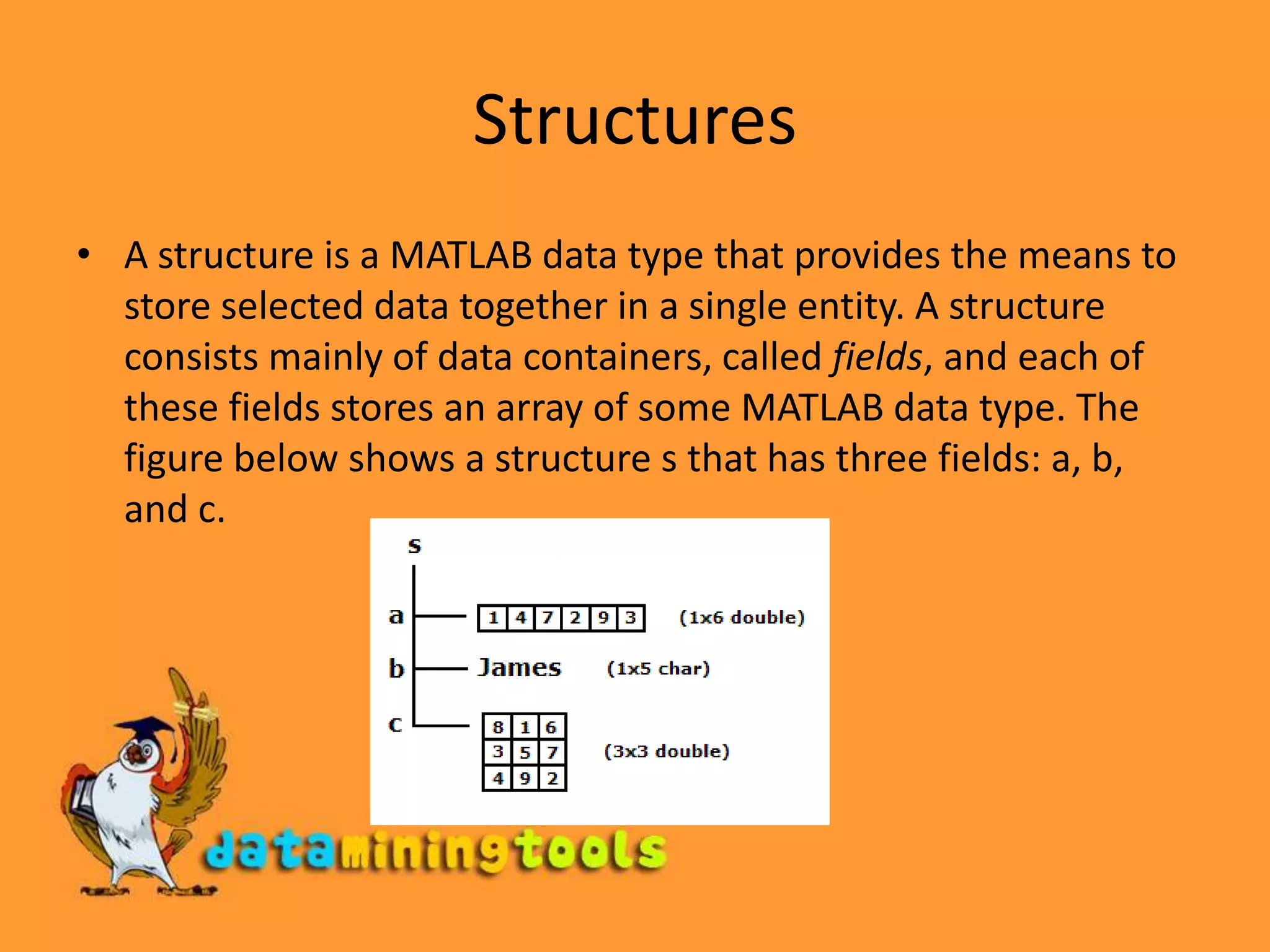 Matlab organizing data ppt
