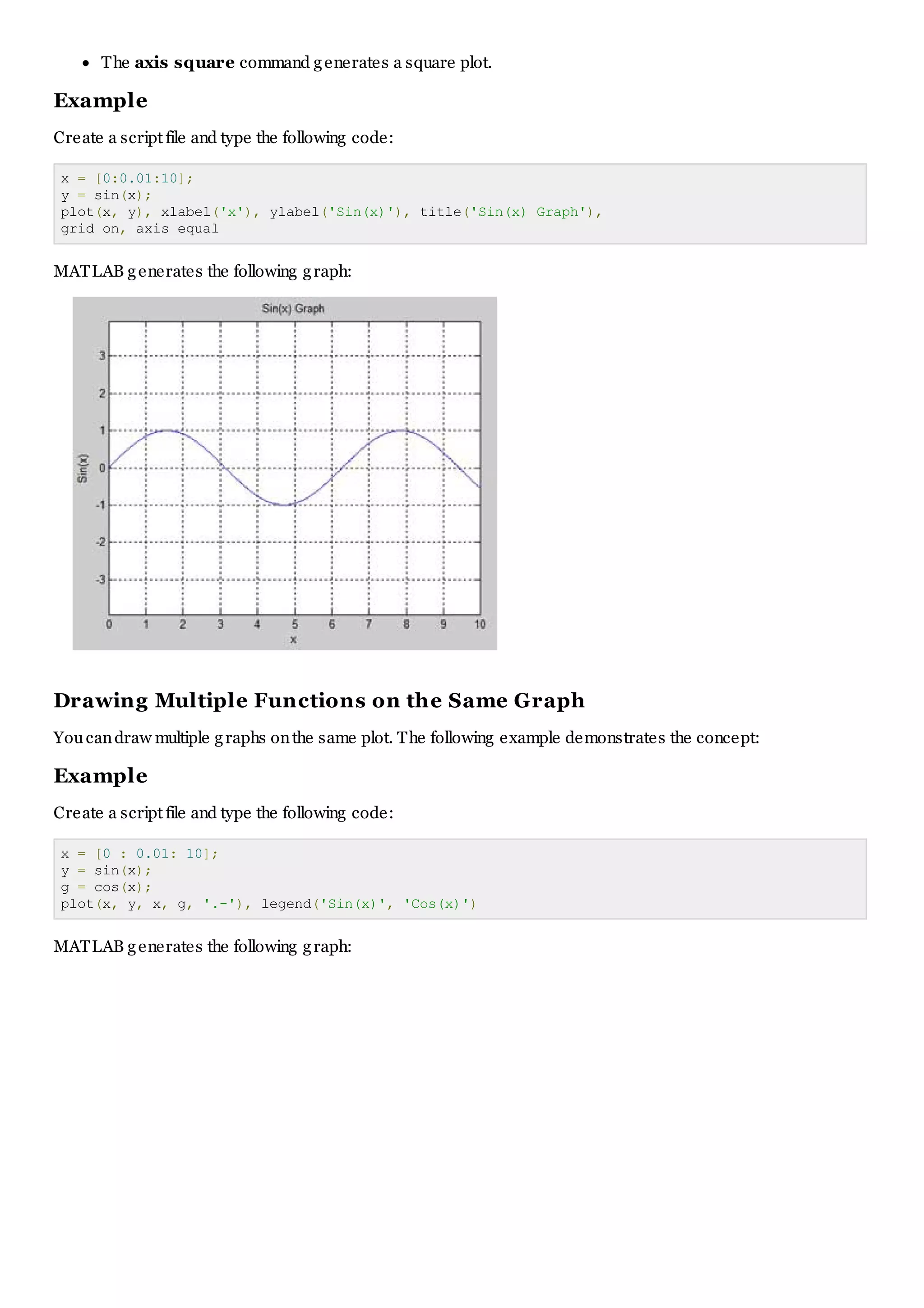Matlab Plotting Pdf Matlab Plotting Pdf