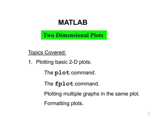 Matlab plotting | PPT