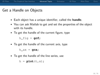 Matlab Graphics Tutorial | PDF