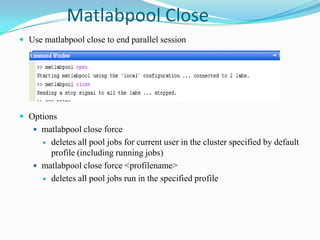 Matlab Close All Syntax Matlab ppt | PPTX